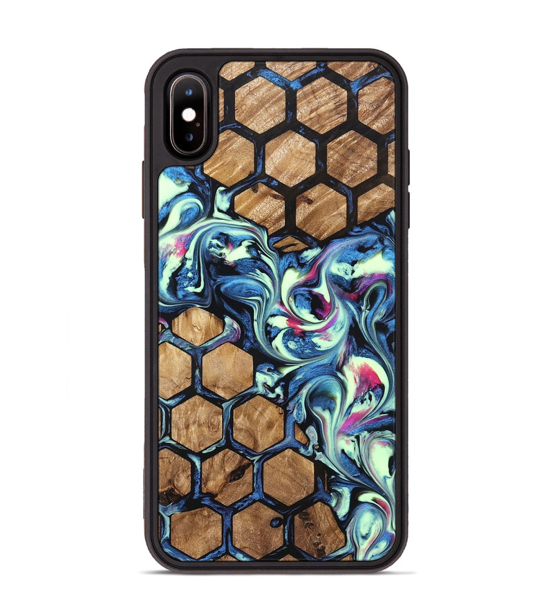 iPhone Xs Max Wood Phone Case - Joretta (Pattern, 823665)