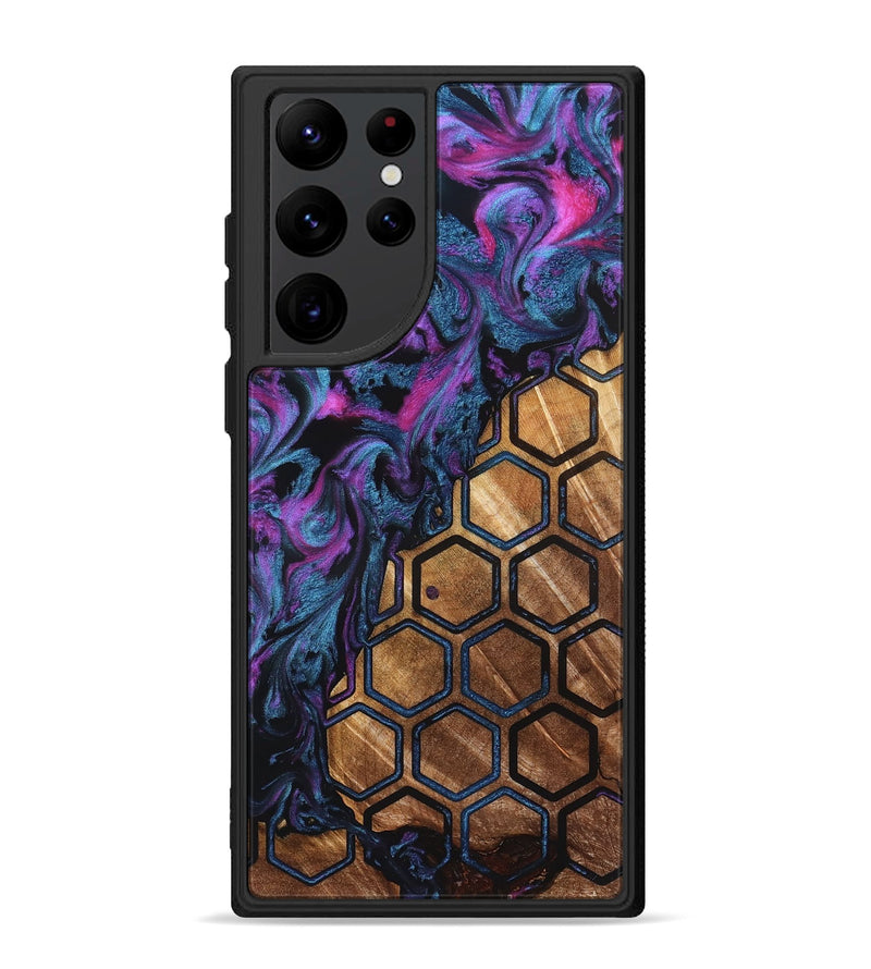 Galaxy S22 Ultra Wood Phone Case - Emilie (Pattern, 823671)