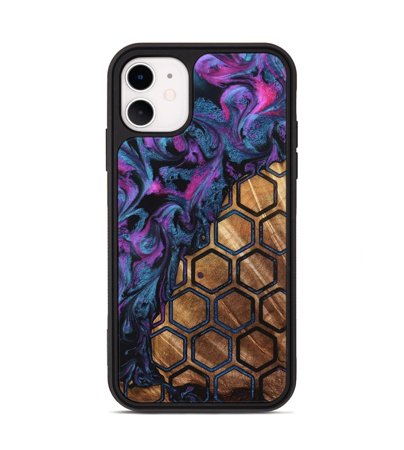 iPhone 11 Wood Phone Case - Emilie (Pattern, 823671)
