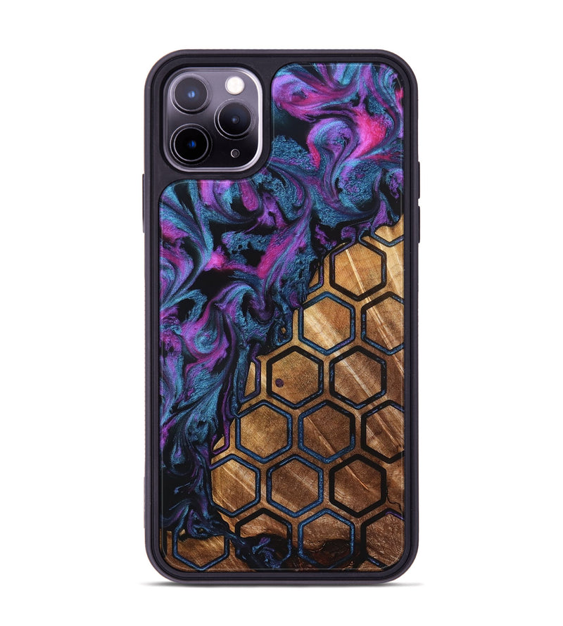 iPhone 11 Pro Max Wood Phone Case - Emilie (Pattern, 823671)