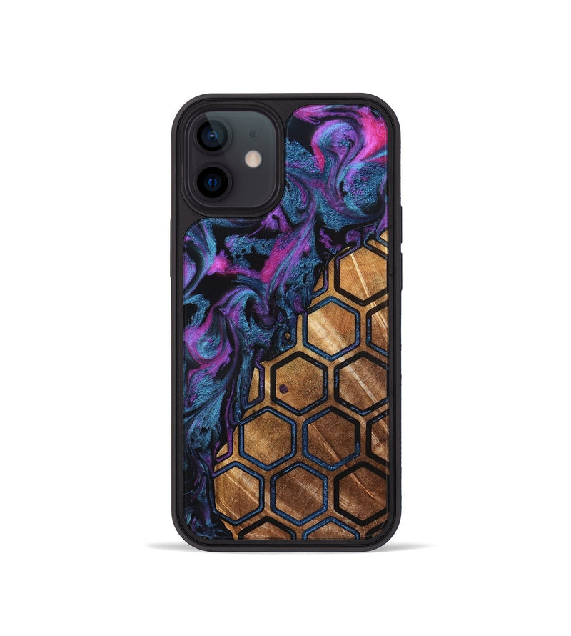 iPhone 12 mini Wood Phone Case - Emilie (Pattern, 823671)