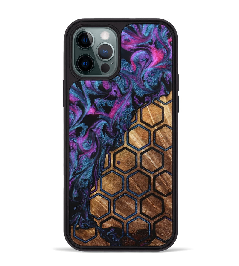 iPhone 12 Pro Max Wood Phone Case - Emilie (Pattern, 823671)