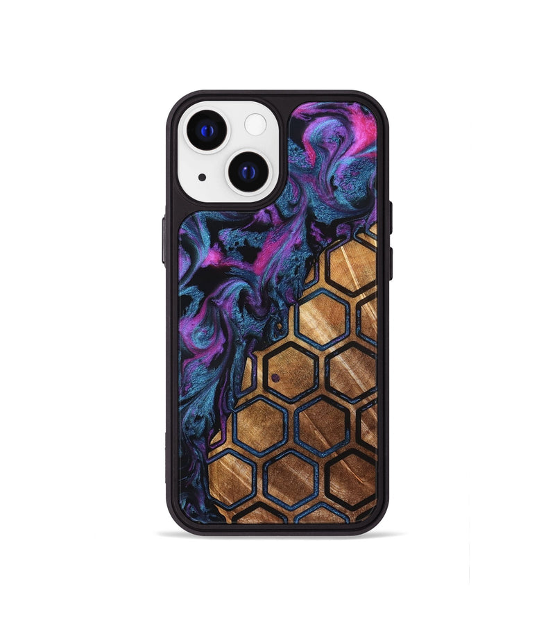 iPhone 13 mini Wood Phone Case - Emilie (Pattern, 823671)