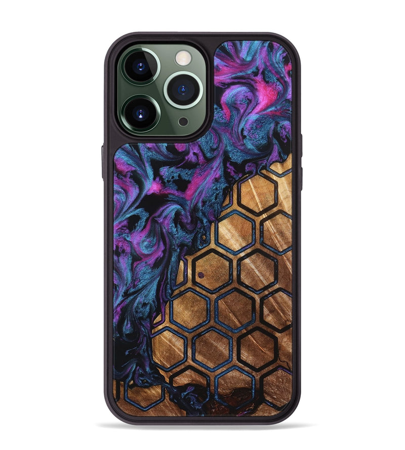 iPhone 13 Pro Max Wood Phone Case - Emilie (Pattern, 823671)