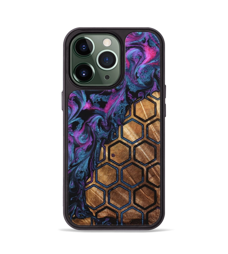 iPhone 13 Pro Wood Phone Case - Emilie (Pattern, 823671)