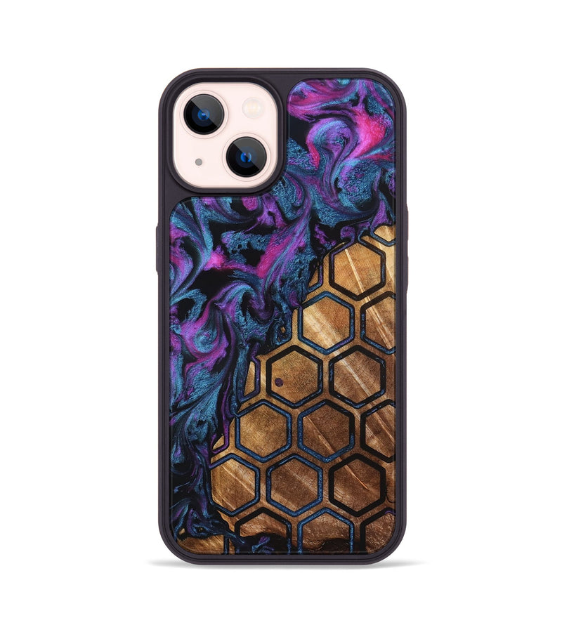 iPhone 14 Wood Phone Case - Emilie (Pattern, 823671)