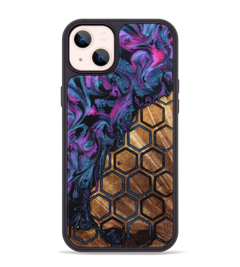 iPhone 14 Plus Wood Phone Case - Emilie (Pattern, 823671)