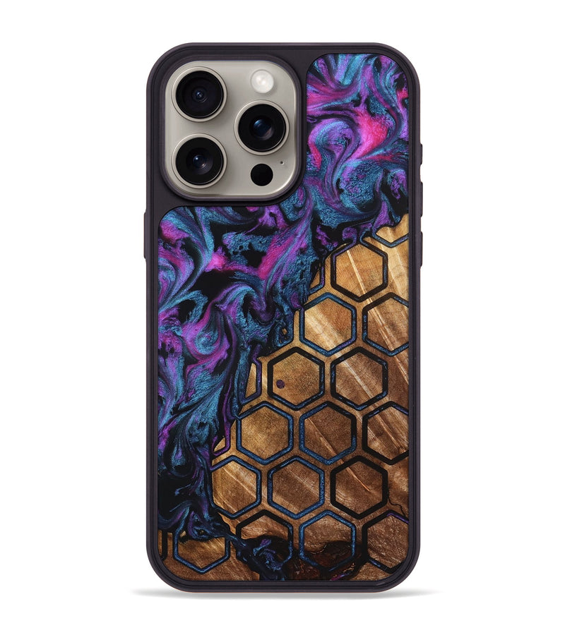 iPhone 15 Pro Max Wood Phone Case - Emilie (Pattern, 823671)