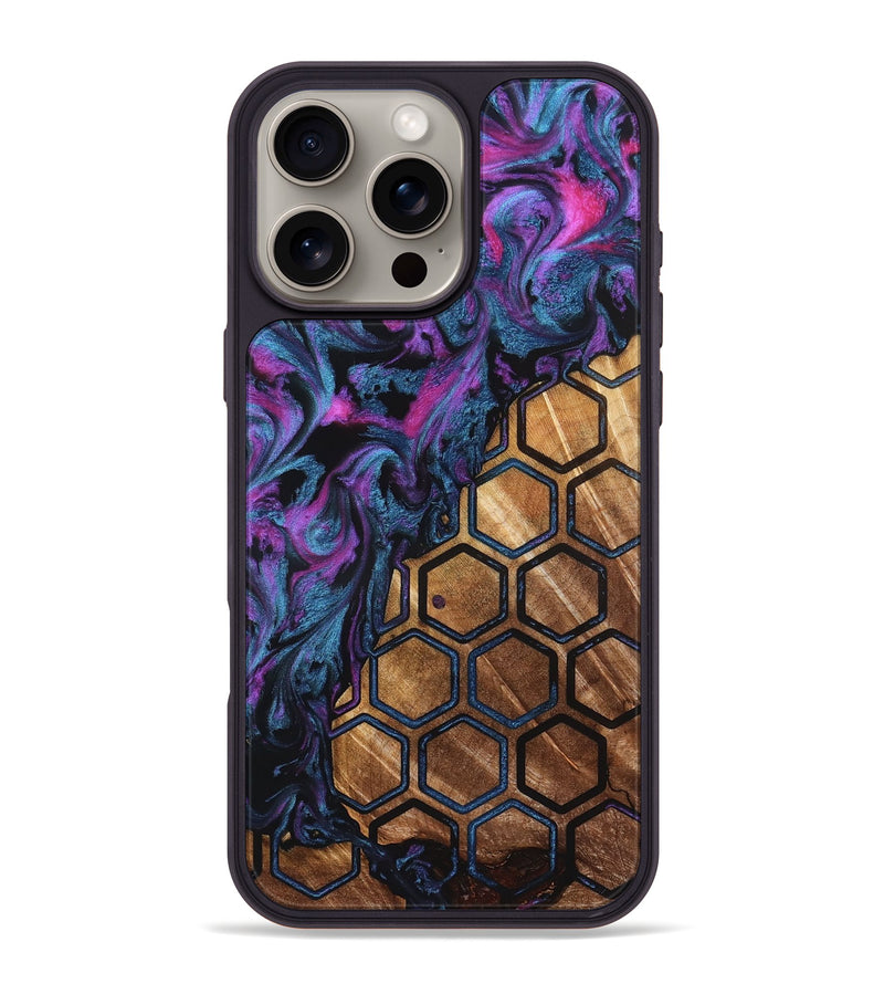 iPhone 16 Pro Max Wood Phone Case - Emilie (Pattern, 823671)