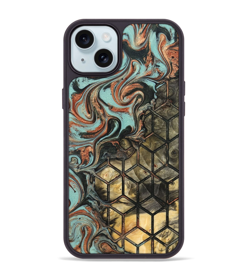 iPhone 15 Plus Wood Phone Case - Sophia (Pattern, 823672)