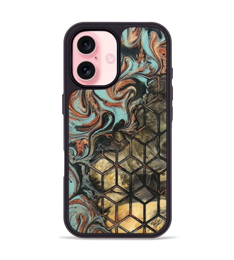 iPhone 16 Wood Phone Case - Sophia (Pattern, 823672)