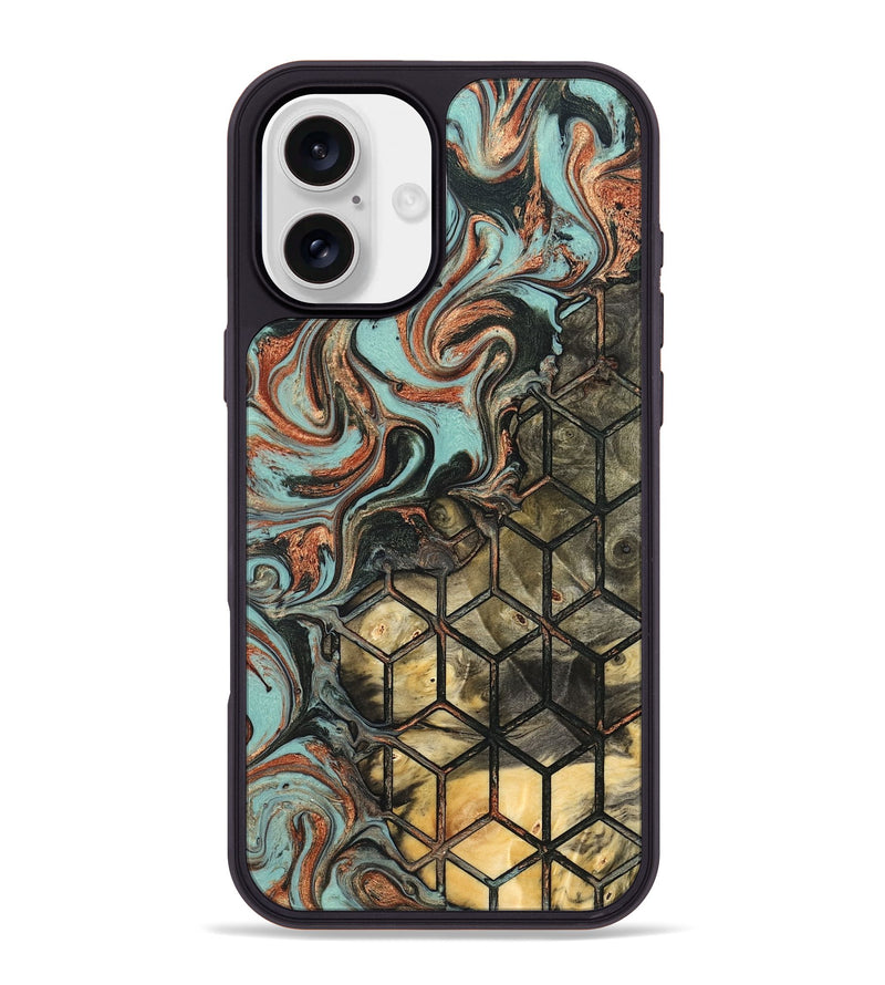 iPhone 16 Plus Wood Phone Case - Sophia (Pattern, 823672)