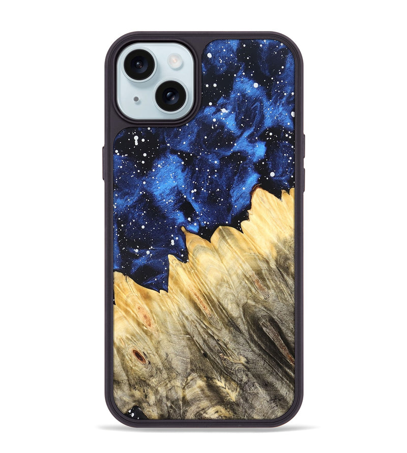 iPhone 15 Plus Wood Phone Case - Taniyah (Cosmos, 823676)