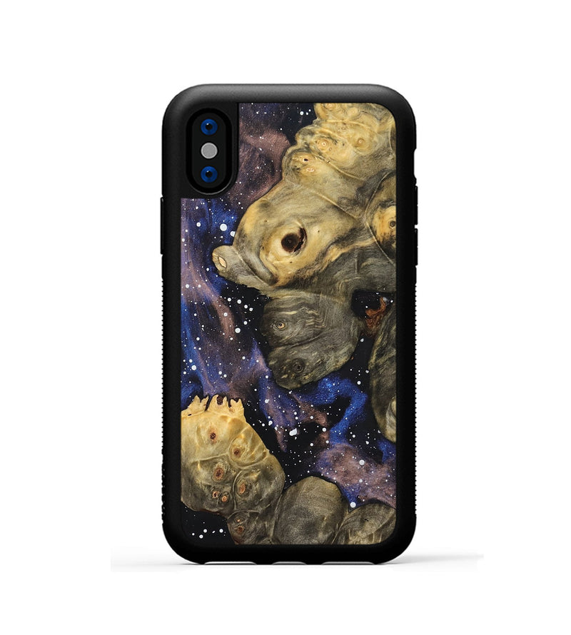 iPhone Xs Wood Phone Case - Eithan (Cosmos, 823679)