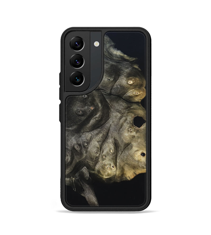 Galaxy S22 Wood Phone Case - Cleta (Pure Black, 823682)