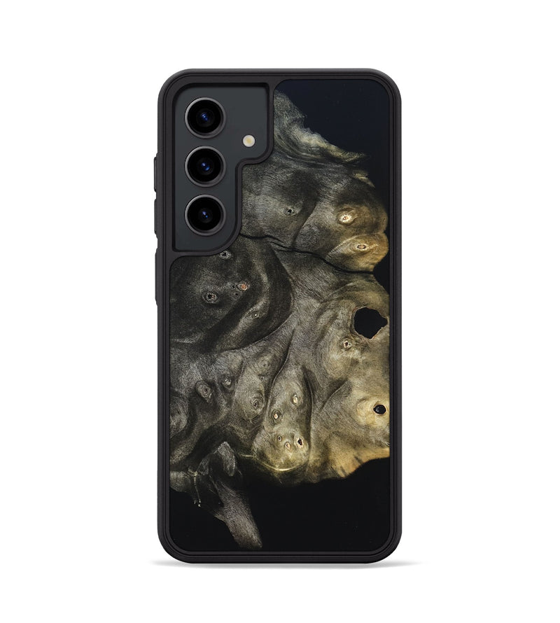 Galaxy S24 Wood Phone Case - Cleta (Pure Black, 823682)