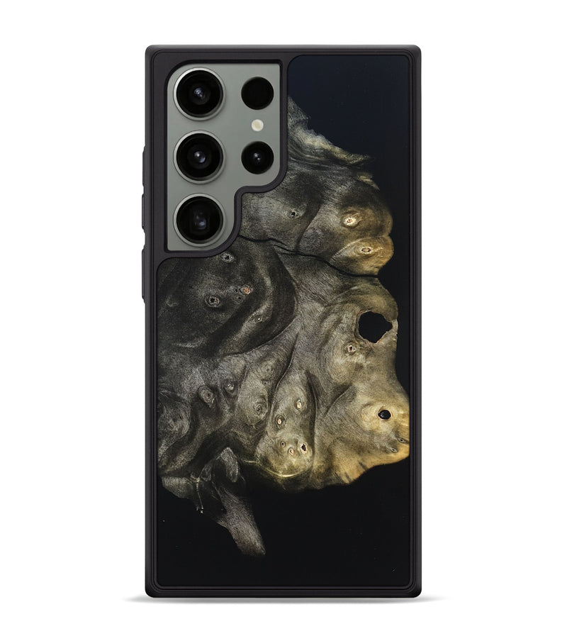 Galaxy S24 Ultra Wood Phone Case - Cleta (Pure Black, 823682)