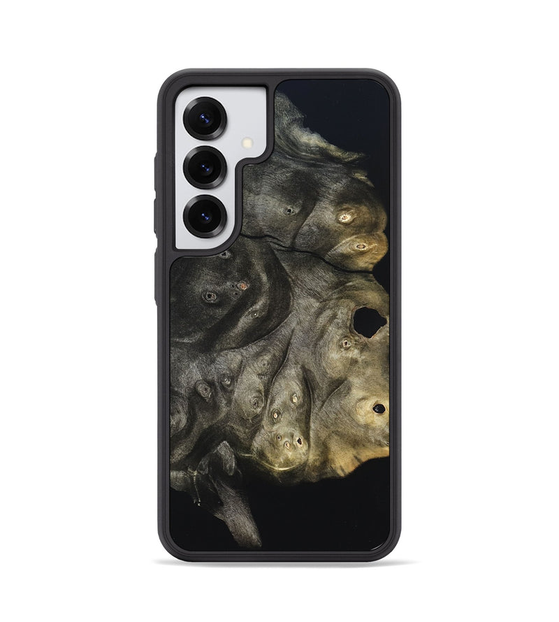 Galaxy S25 Wood Phone Case - Cleta (Pure Black, 823682)