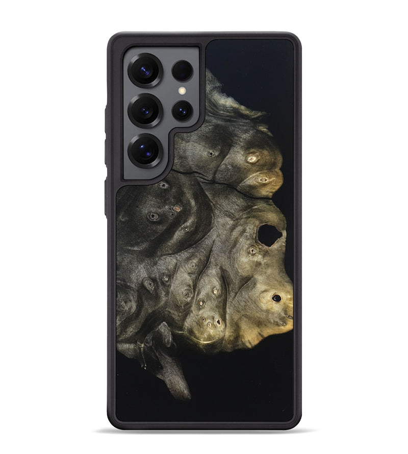 Galaxy S25 Ultra Wood Phone Case - Cleta (Pure Black, 823682)