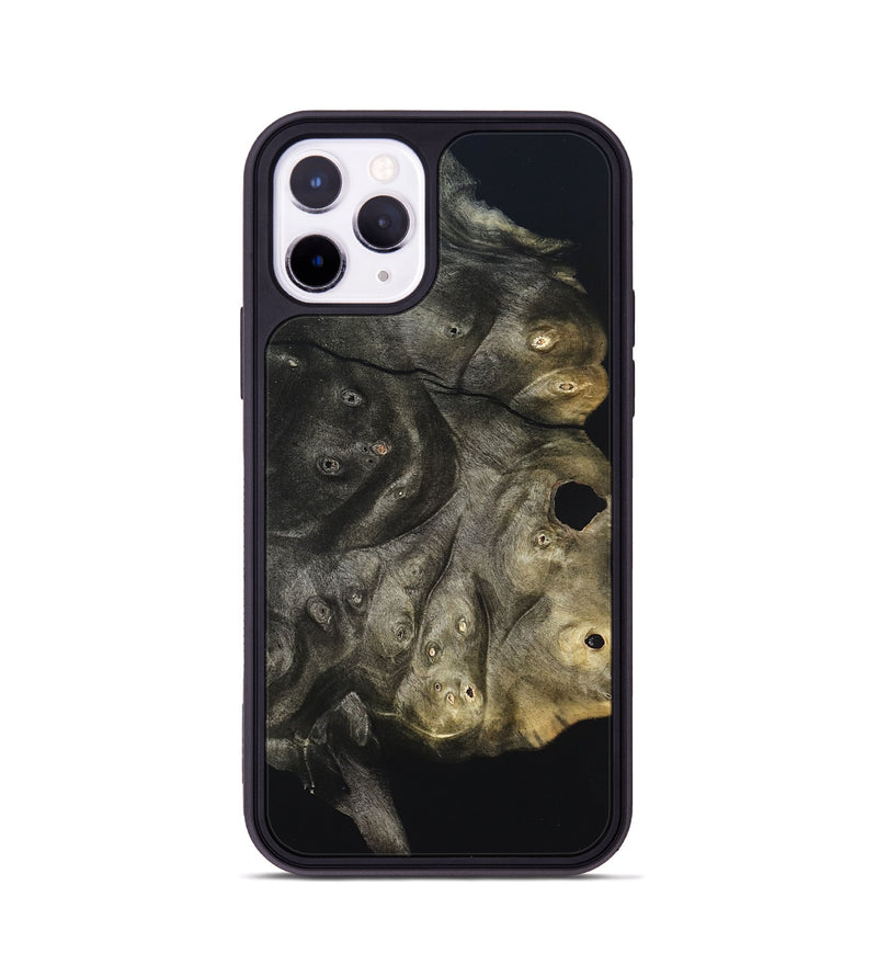 iPhone 11 Pro Wood Phone Case - Cleta (Pure Black, 823682)