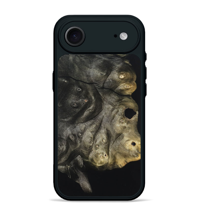 iPhone 17 Air Wood Phone Case - Cleta (Pure Black, 823682)