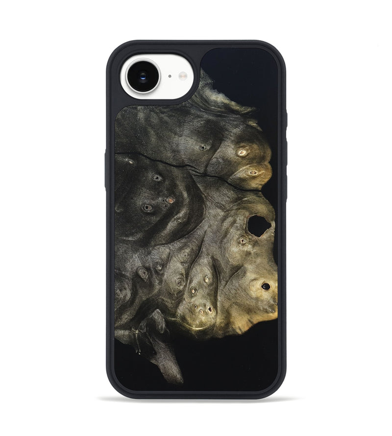 iPhone 17e Wood Phone Case - Cleta (Pure Black, 823682)