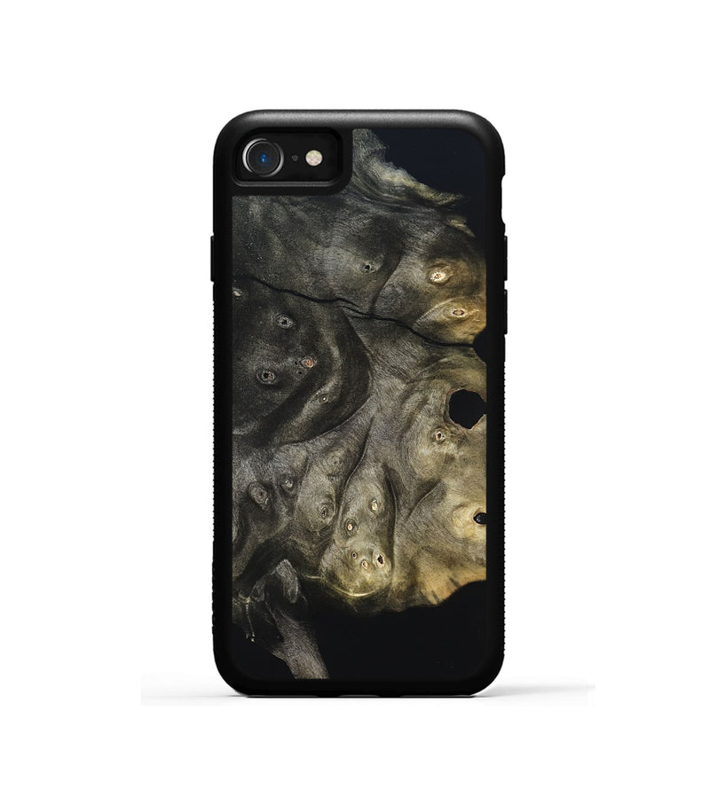 iPhone SE Wood Phone Case - Cleta (Pure Black, 823682)