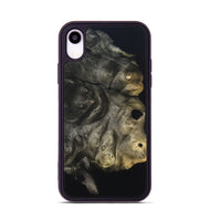 iPhone Xr Wood Phone Case - Cleta (Pure Black, 823682)