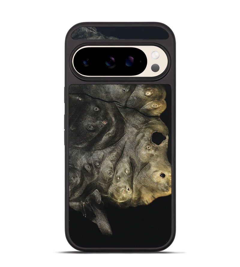 Pixel 10 Wood Phone Case - Cleta (Pure Black, 823682)