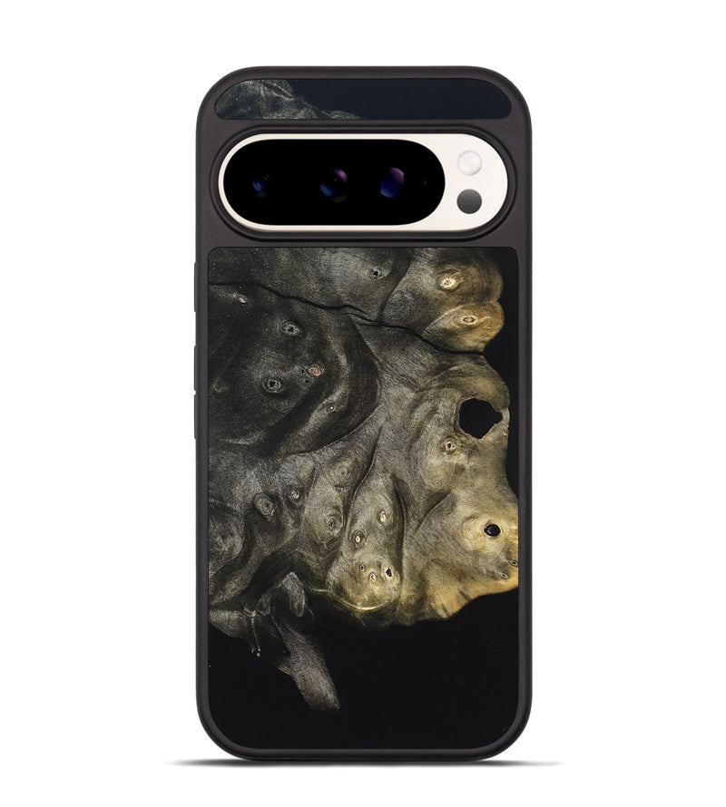 Pixel 9 Pro Wood Phone Case - Cleta (Pure Black, 823682)