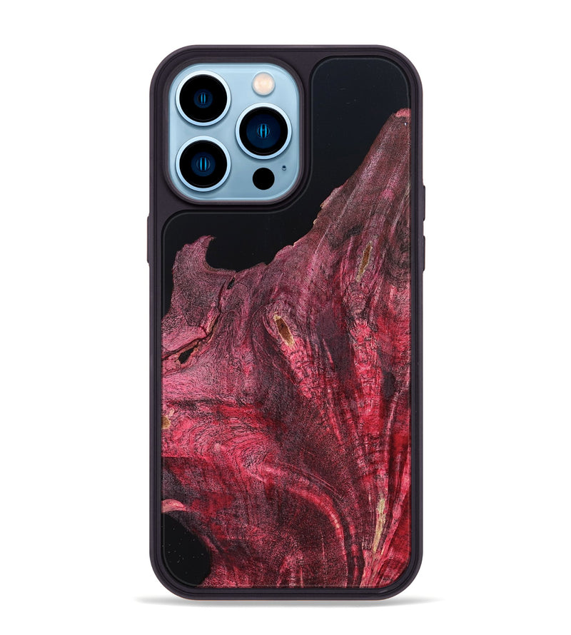 iPhone 14 Pro Max Wood Phone Case - Riley (Wood Burl, 823687)