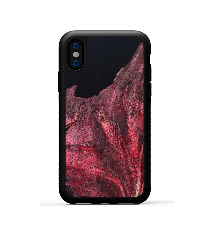 iPhone Xs Wood Phone Case - Riley (Wood Burl, 823687)