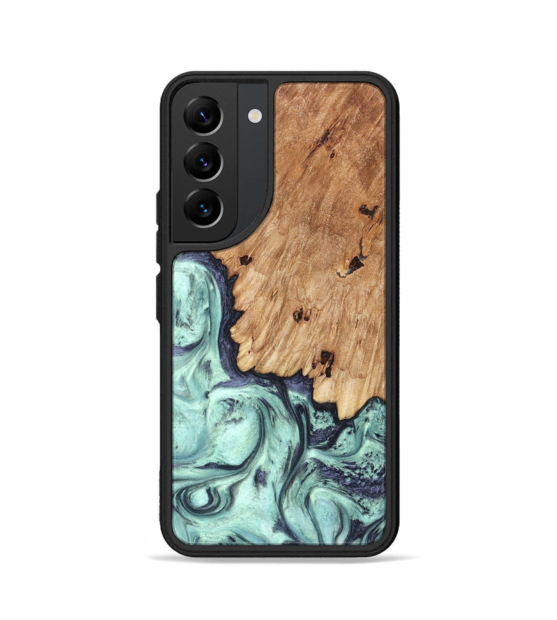 Galaxy S22 Wood Phone Case - Delmar (Green, 823689)