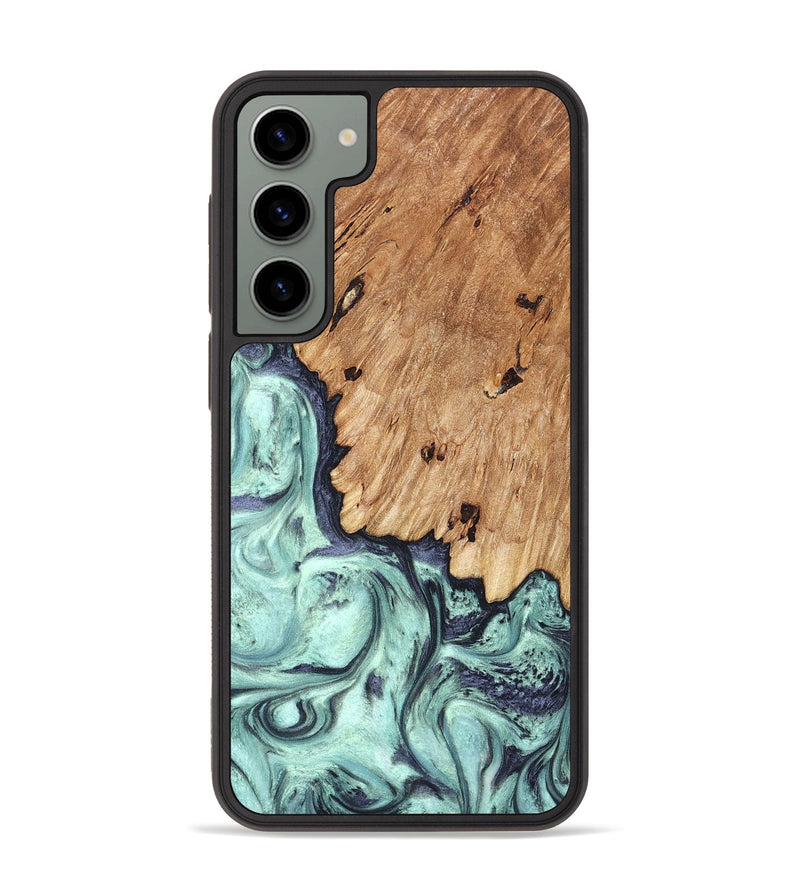 Galaxy S23 Plus Wood Phone Case - Delmar (Green, 823689)