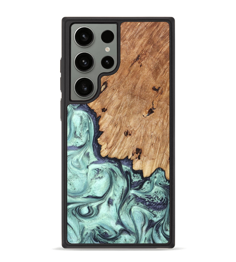 Galaxy S23 Ultra Wood Phone Case - Delmar (Green, 823689)