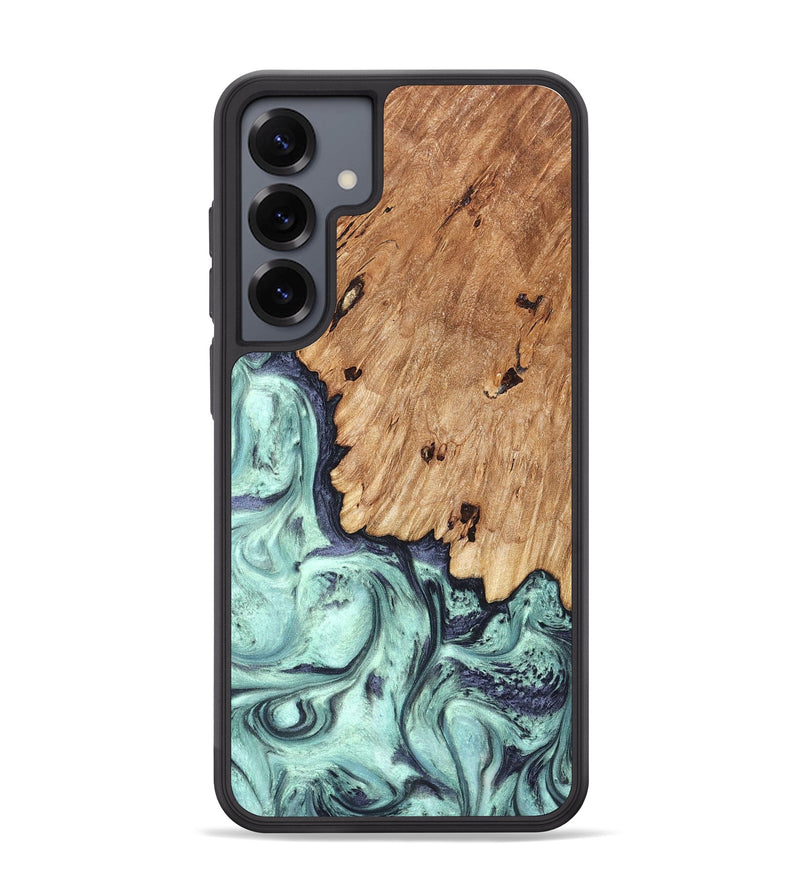 Galaxy S25 Plus Wood Phone Case - Delmar (Green, 823689)