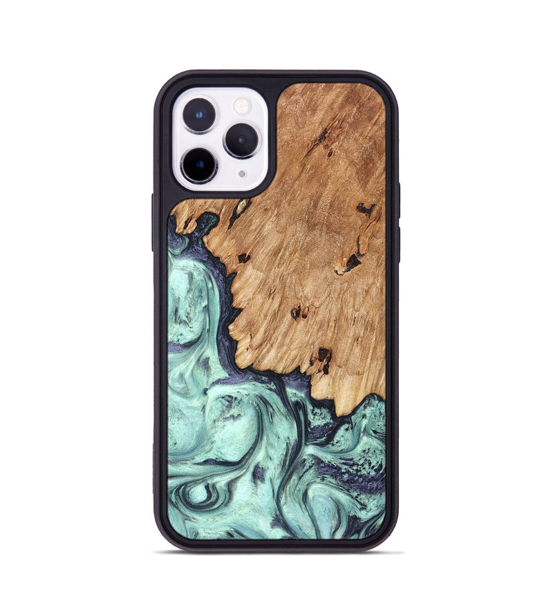 iPhone 11 Pro Wood Phone Case - Delmar (Green, 823689)