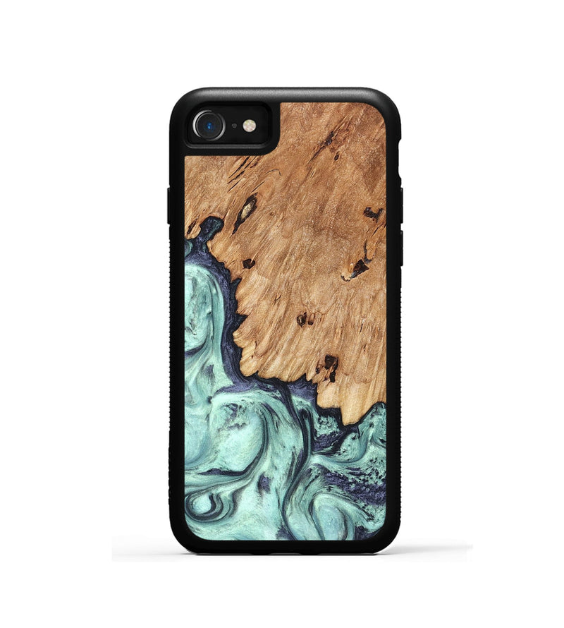 iPhone SE Wood Phone Case - Delmar (Green, 823689)