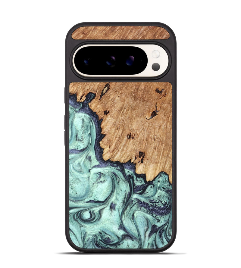 Pixel 9 Wood Phone Case - Delmar (Green, 823689)