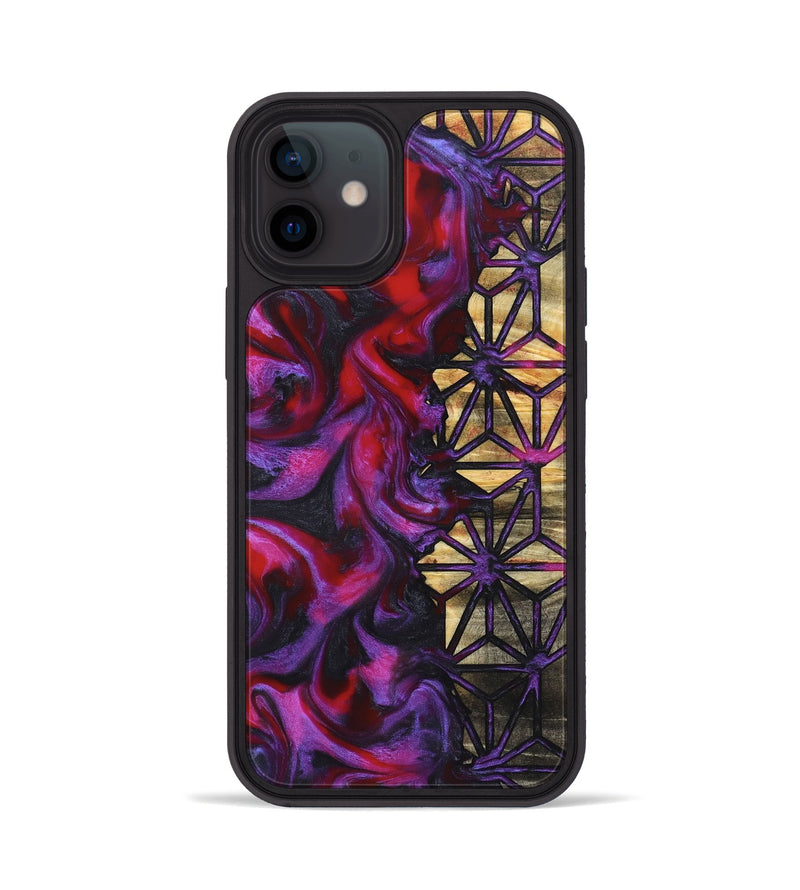 iPhone 12 Wood Phone Case - Dana (Pattern, 823691)