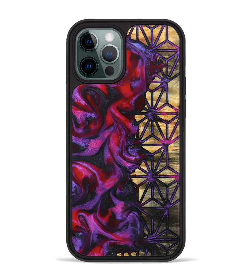 iPhone 12 Pro Max Wood Phone Case - Dana (Pattern, 823691)