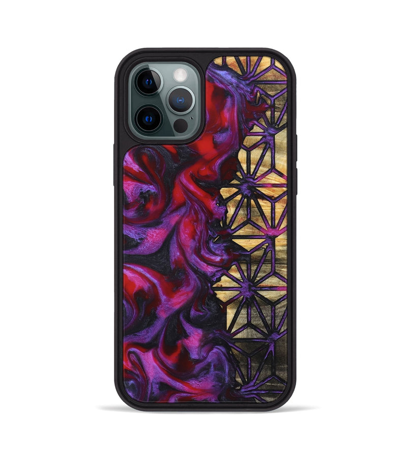 iPhone 12 Pro Wood Phone Case - Dana (Pattern, 823691)