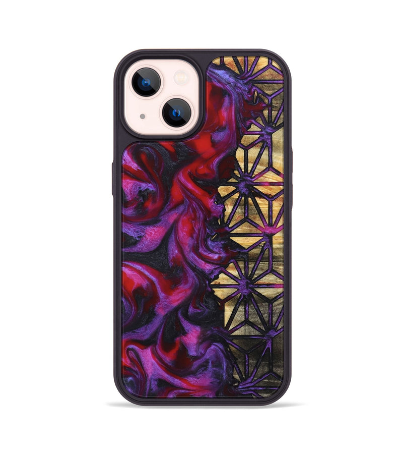 iPhone 14 Wood Phone Case - Dana (Pattern, 823691)