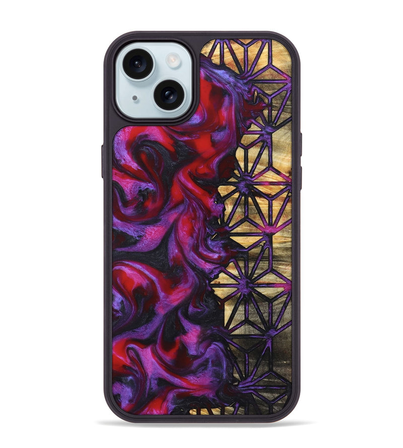 iPhone 15 Plus Wood Phone Case - Dana (Pattern, 823691)
