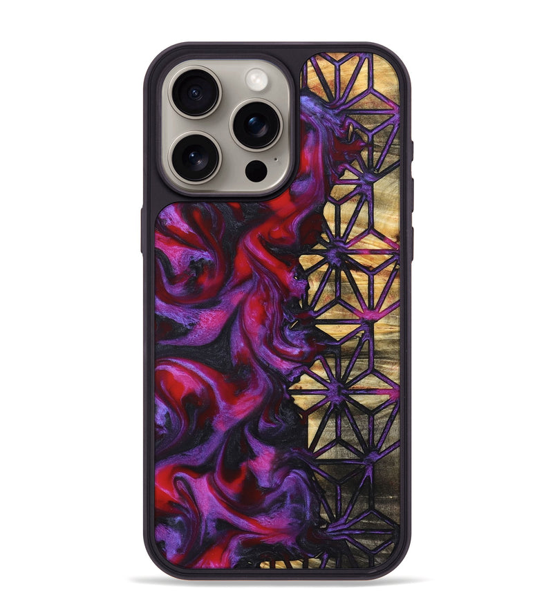iPhone 15 Pro Max Wood Phone Case - Dana (Pattern, 823691)