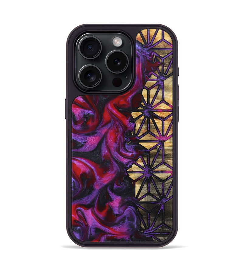 iPhone 15 Pro Wood Phone Case - Dana (Pattern, 823691)