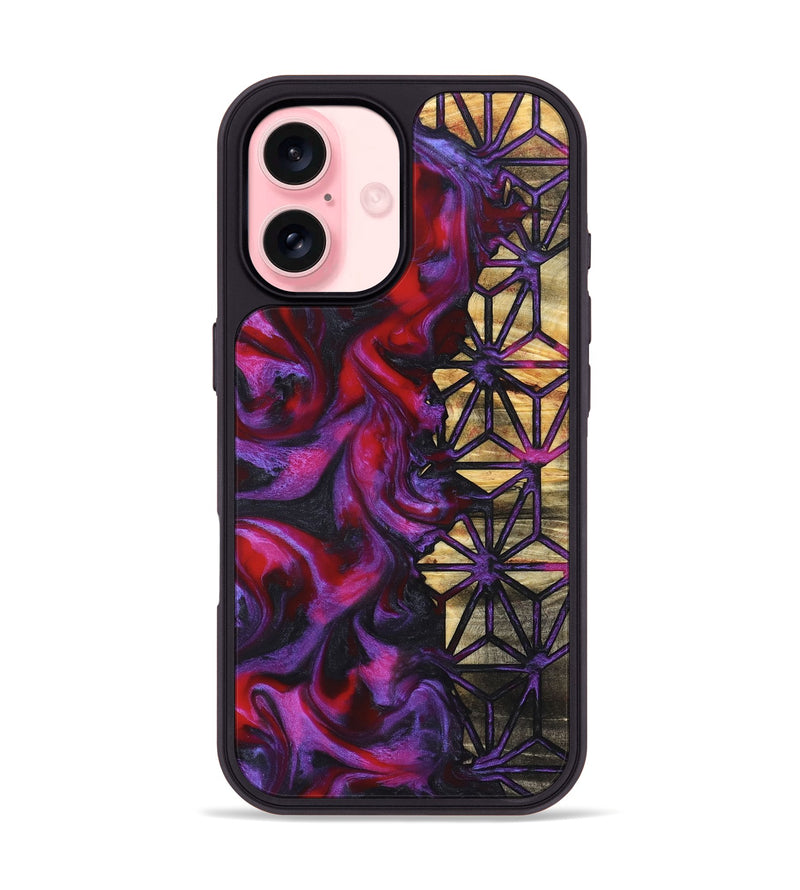 iPhone 16 Wood Phone Case - Dana (Pattern, 823691)