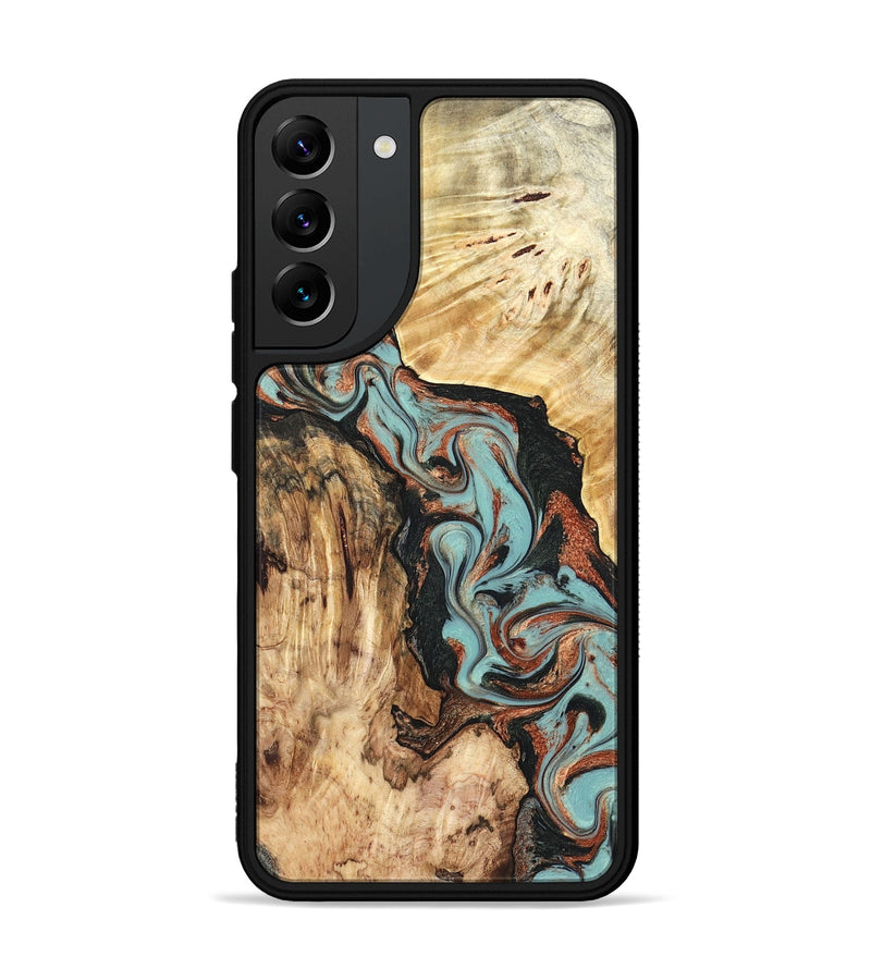 Galaxy S22 Plus Wood Phone Case - Stefani (Green, 823694)
