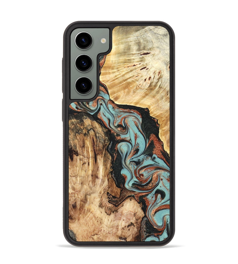 Galaxy S23 Plus Wood Phone Case - Stefani (Green, 823694)