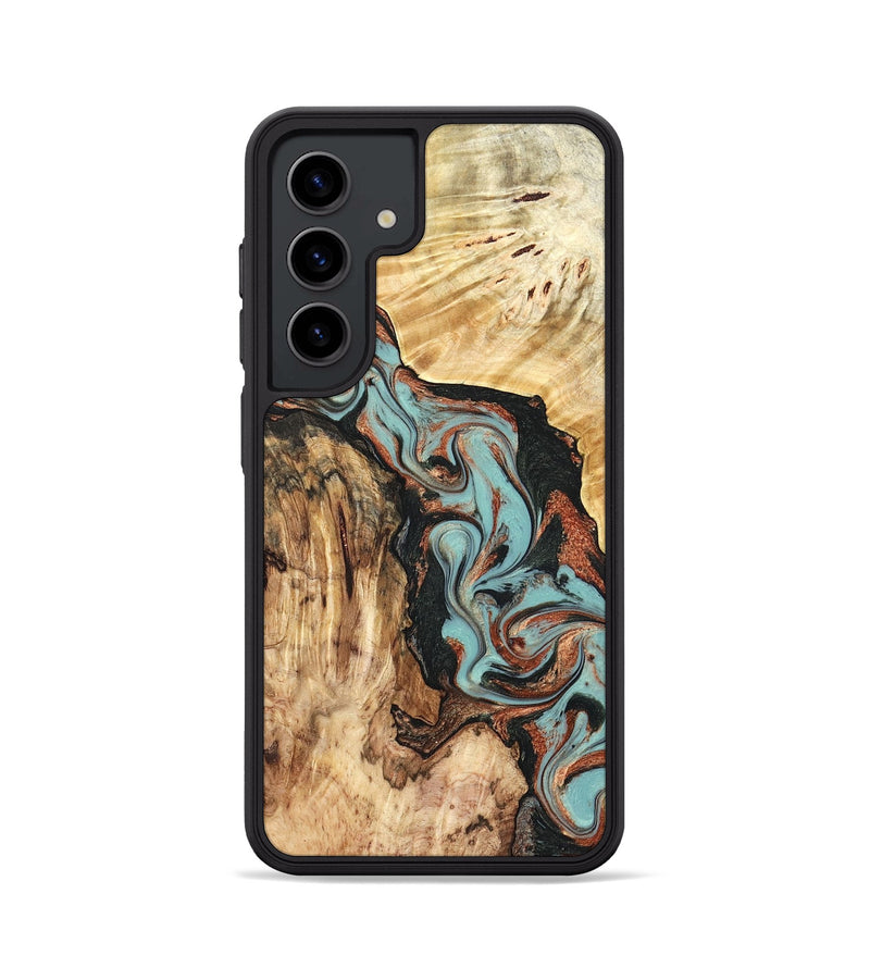 Galaxy S24 Wood Phone Case - Stefani (Green, 823694)